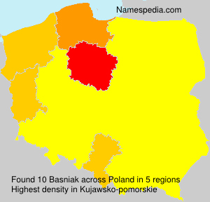 Surname Basniak in Poland Surname Basniak in Poland