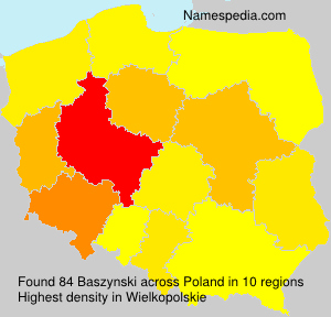 Surname Baszynski in Poland Surname Baszynski in Poland