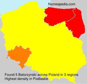 Surname Batorzynski in Poland Surname Batorzynski in Poland
