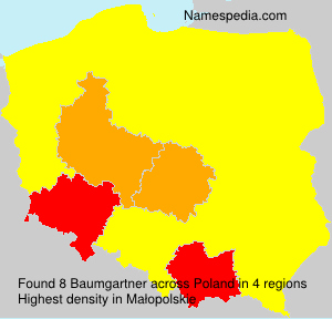 Surname Baumgartner in Poland Surname Baumgartner in Poland