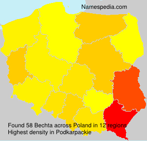 Surname Bechta in Poland Surname Bechta in Poland