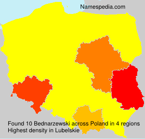 Surname Bednarzewski in Poland Surname Bednarzewski in Poland