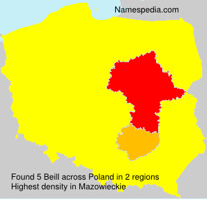 Surname Beill in Poland Surname Beill in Poland