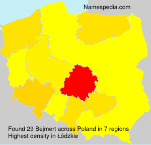 Surname Bejmert in Poland Surname Bejmert in Poland
