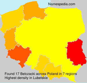 Surname Belczacki in Poland Surname Belczacki in Poland