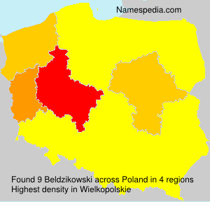 Surname Beldzikowski in Poland Surname Beldzikowski in Poland
