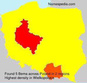 Surname Bema in Poland Surname Bema in Poland