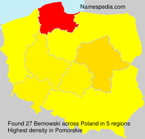 Surname Bemowski in Poland Surname Bemowski in Poland