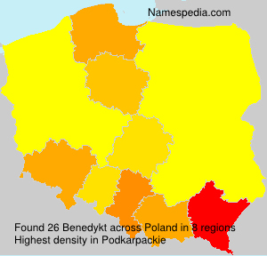 Surname Benedykt in Poland Surname Benedykt in Poland