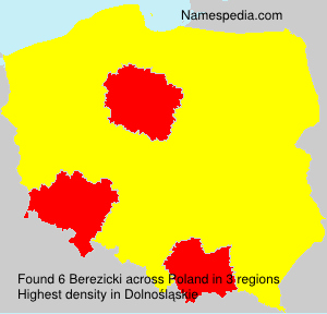 Surname Berezicki in Poland Surname Berezicki in Poland