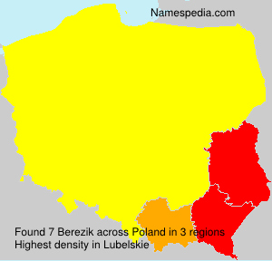 Surname Berezik in Poland