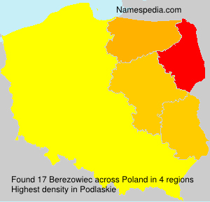 Surname Berezowiec in Poland Surname Berezowiec in Poland