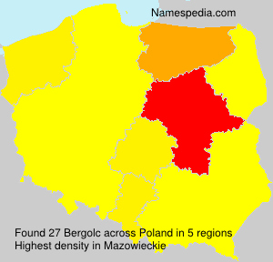 Surname Bergolc in Poland Surname Bergolc in Poland