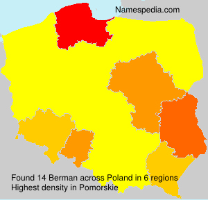 Surname Berman in Poland Surname Berman in Poland