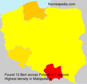 Surname Bert in Poland Surname Bert in Poland