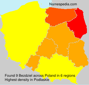Surname Bezdziel in Poland Surname Bezdziel in Poland