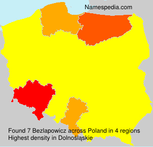 Surname Bezlapowicz in Poland Surname Bezlapowicz in Poland