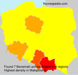 Surname Bezwinski in Poland Surname Bezwinski in Poland
