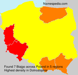 Surname Biajgo in Poland Surname Biajgo in Poland