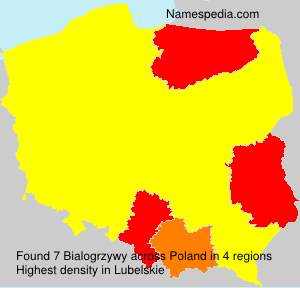 Surname Bialogrzywy in Poland Surname Bialogrzywy in Poland