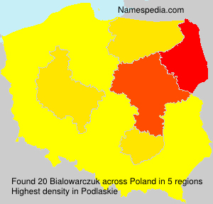Surname Bialowarczuk in Poland Surname Bialowarczuk in Poland