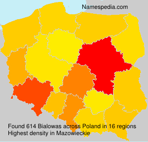 Surname Bialowas in Poland Surname Bialowas in Poland