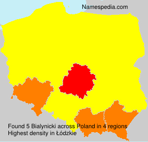 Surname Bialynicki in Poland Surname Bialynicki in Poland