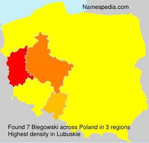 Surname Biegowski in Poland Surname Biegowski in Poland