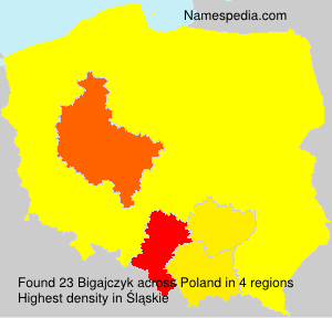 Surname Bigajczyk in Poland Surname Bigajczyk in Poland