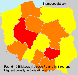Surname Bijakowski in Poland Surname Bijakowski in Poland
