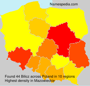 Surname Bilicz in Poland Surname Bilicz in Poland