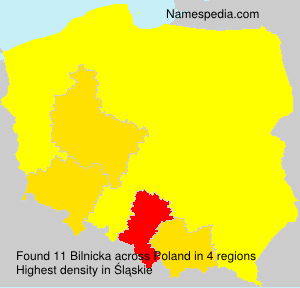 Surname Bilnicka in Poland Surname Bilnicka in Poland