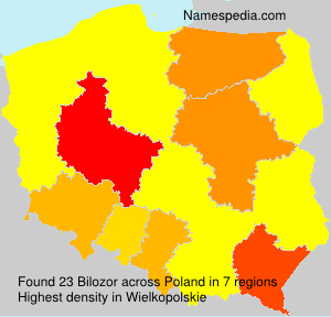 Surname Bilozor in Poland Surname Bilozor in Poland