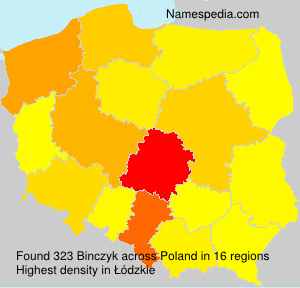 Surname Binczyk in Poland Surname Binczyk in Poland