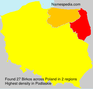 Surname Birkos in Poland Surname Birkos in Poland