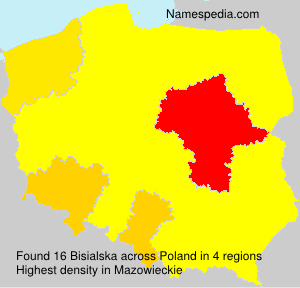 Surname Bisialska in Poland Surname Bisialska in Poland