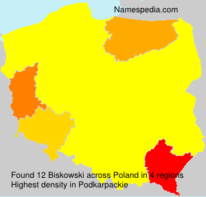 Surname Biskowski in Poland Surname Biskowski in Poland