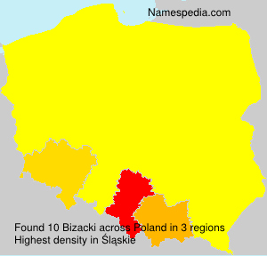 Surname Bizacki in Poland Surname Bizacki in Poland