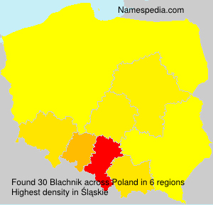 Surname Blachnik in Poland