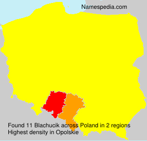 Surname Blachucik in Poland