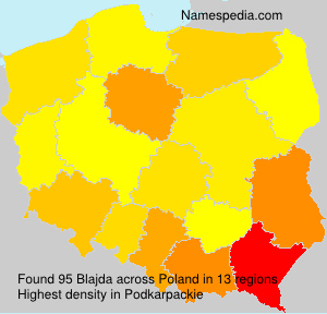 Surname Blajda in Poland Surname Blajda in Poland