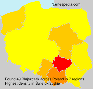 Surname Blajszczak in Poland Surname Blajszczak in Poland