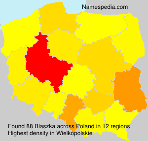 Surname Blaszka in Poland Surname Blaszka in Poland