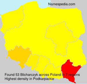 Surname Blicharczyk in Poland Surname Blicharczyk in Poland