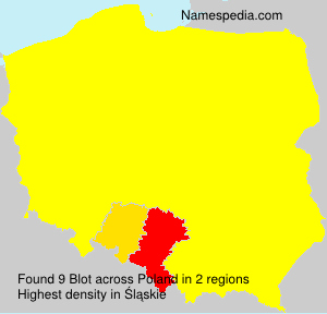 Surname Blot in Poland Surname Blot in Poland