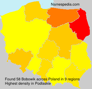 Surname Bobowik in Poland Surname Bobowik in Poland