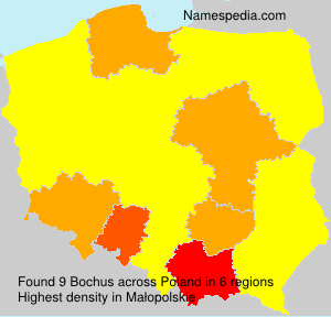 Surname Bochus in Poland Surname Bochus in Poland