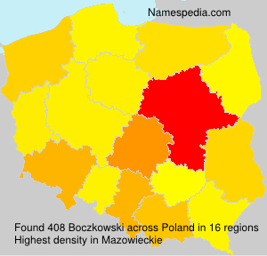 Surname Boczkowski in Poland Surname Boczkowski in Poland