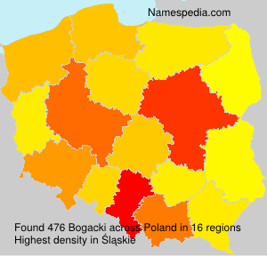 Surname Bogacki in Poland Surname Bogacki in Poland