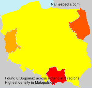 Surname Bogomaz in Poland Surname Bogomaz in Poland
